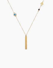 Gold-Plated Eye Necklace ZJ jewellery Gold-Plated Eye Necklace